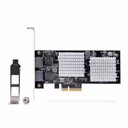 StarTech.com Carte Adaptateur Réseau PCIe 10GbE à 2 Ports - Carte Ethernet PCI Express pour PC/Serveur - Carte Réseau PCIe à Six Vitesses Prise en Charge des Trames Jumbo - NIC/LAN, 10GBASE-T et NBASE-T - Vue supplémentaire 7