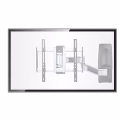 StarTech.com Support Mural TV Articulé - Support Mural VESA, Supporte les Téléviseurs de 26 à 65 pouces - Accroche TV Murale Rétractable à Profil Bas - Fixation Murale TV d'Angle Ajustable - Support Télé Articulé - Vue supplémentaire 4
