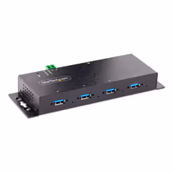 StarTech.com Hub USB 3.0 5Gbps à 4 Ports Industriel - Hub USB pour PC Portable avec Protection contre les Surtensions - Split ...
