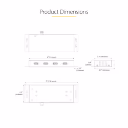 StarTech.com Hub USB 3.0 5Gbps à 4 Ports Industriel - Hub USB pour PC Portable avec Protection contre les Surtensions - Splitter USB 3.0 Montable sur Mur - Station de Charge USB à Verrouillage, Gros Calibre - Vue supplémentaire 10