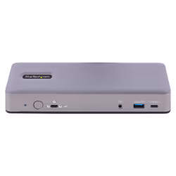 StarTech.com Station d'Accueil USB-C - Hub USB-C Multi-Moniteur HDMI/DP/DP Alt Mode - 3x 4K30 / 2x 4K60 - Dock USB 7 ports - 60W Power Delivery 3.0 - GbE - 3.5 Audio - Station d'Accueil Universelle