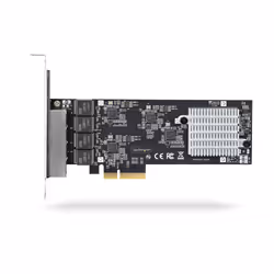 StarTech.com Carte Réseau PCIe à 4 Ports 2,5 Gbps NBASE-T, Intel I225-V - Carte Réseau pour PC - Carte Réseau Ethernet Multi-Gigabit - Carte LAN Serveur PCI Express 2.1 - Interface Ethernet de Bureau - Vue supplémentaire 5