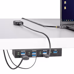 StarTech.com Hub USB 3.0 7 Ports avec 7x USB-A, Boîtier Industriel en Métal, Hub USB 7 ports avec Protection ESD, Montage Mural, sur Table ou sur Rail, USB 3.0/3.1/3.2 Gen 1 5Gbps - Vue supplémentaire 10