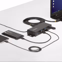 StarTech.com Hub USB 3.0 7 Ports avec 7x USB-A, Boîtier Industriel en Métal, Hub USB 7 ports avec Protection ESD, Montage Mural, sur Table ou sur Rail, USB 3.0/3.1/3.2 Gen 1 5Gbps - Vue supplémentaire 7