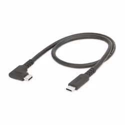 StarTech.com Câble USB-C Robuste à Angle Droit de 50cm, USB 3.2 Gen 2 (10 Gbps), Cordon de Transfert de Données USB-C à C Complet - Mode Alt DP 4K 60Hz, 100W Power Delivery - Câble USB Type-C à 90 Degrés/Coudé - Vue supplémentaire 10