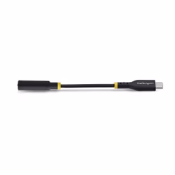 StarTech.com USBCAUDIO2 changeur de genre de câble USB Type-C 2.0 3,5 mm Noir