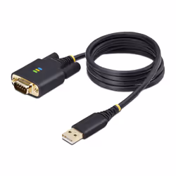 StarTech.com 1P3FFCB-USB-SERIAL, Noir, 1 m, USB Type-A, RS-232, Mâle, Mâle
