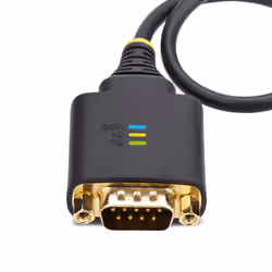StarTech.com Câble USB vers Série de 30cm, Rétention COM, FTDI, Câble Adaptateur USB-A vers DB9 RS232, Vis/Écrous DB9 Interchangeables, Protection ESD, Windows/macOS/Linux - Vue supplémentaire 5