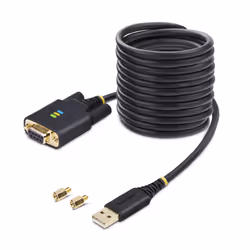 StarTech.com 1P10FFCN-USB-SERIAL câble Série Noir 3 m USB Type-A DB-9 - Vue supplémentaire 9