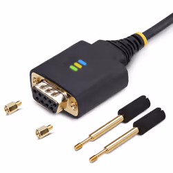 StarTech.com Câble USB vers Null Modem Série de 30cm, COM Retention, FTDI, Câble Adaptateur USB-A vers DB9 RS232, Vis/Écrous DB9 Interchangeables, Windows/macOS/Linux - Vue supplémentaire 8