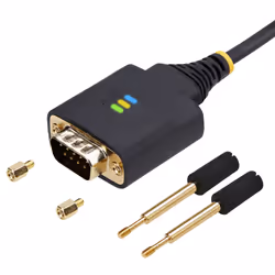 StarTech.com 2P6FFC-USB-SERIAL changeur de genre de câble USB-A 2 x DB-9 RS-232 Noir, Gris - Vue supplémentaire 8