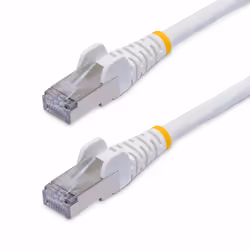 StarTech.com Câble Ethernet CAT8 Blanc de 15m, RJ45 Snagless, 25G/40G, 2000MHz, 100W PoE++, S/FTP, Fil de Cuivre Pur 26AWG, L ...