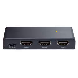 StarTech.com Switch HDMI 8K à 2 Ports - Switch HDMI 2.1 4K 120Hz HDR10+/8K 60Hz UHD - Commutateur HDMI 2 Entrées 1 Sortie - Commutation de Source Automatique/Manuelle - Adaptateur Secteur et Télécommande Inclus