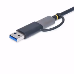 StarTech.com Lecteur de Cartes Mémoire Multi-Média, Lecteur de Cartes SD/microSD/CompactFlash, Adaptateur de Cartes Portables USB 5Gbps, Lecteur de Cartes USB-C avec Adaptateur USB-A - Compatible avec tous les OS - Vue supplémentaire 4