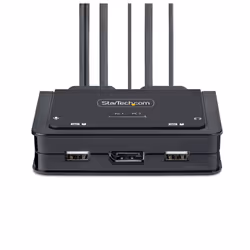 StarTech.com C2-D46-UC2-CBL-KVM commutateur écran, clavier et souris Noir