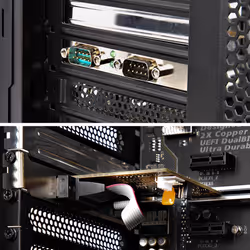 StarTech.com Carte d'Interface Série PCI Express à 2 ports, Carte Série PCIe à 2 Ports vers RS232 (DB9), UART 16C1050, Supports à Profil Bas/Plein, Rétention COM, pour Windows/Linux - Vue supplémentaire 6