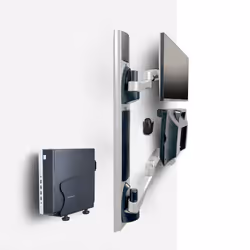 StarTech.com Poste de Travail Mural, Support VESA de Moniteur/Écran 32" Support pour Écran/Moniteur (10kg) - Support d'Écran Entièrement Articulé et Tablette Murale pour PC et pour Clavier - Vue supplémentaire 3