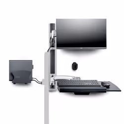 StarTech.com Poste de Travail Mural, Support VESA de Moniteur/Écran 32" Support pour Écran/Moniteur (10kg) - Support d'Écran Entièrement Articulé et Tablette Murale pour PC et pour Clavier - Vue supplémentaire 6