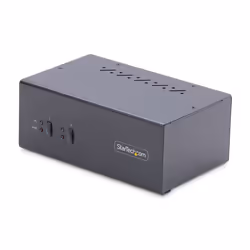 StarTech.com Switch KVM 2 Ports pour Deux Moniteurs, 4K60Hz, 2 Ports USB 5Gbps, 2 Ports USB 2.0 HID - Commutateur KVM Display ...