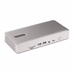 StarTech.com Station d'Accueil Thunderbolt 4 pour Écrans Multiples, Docking Station/Dock pour Quadruples/Triples/Doubles Écra ...