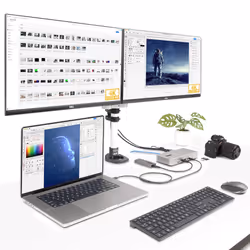 StarTech.com Station d'Accueil Thunderbolt 4 pour Écrans Multiples, Docking Station/Dock pour Quadruples/Triples/Doubles Écrans - 2x HDMI/2x DisplayPort, Hub 7x USB, Ethernet 2.5Gb, Power Delivery 98W - Vue supplémentaire 7