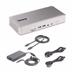 StarTech.com Station d'Accueil Thunderbolt 4 pour Écrans Multiples, Docking Station/Dock pour Quadruples/Triples/Doubles Écrans - 2x HDMI/2x DisplayPort, Hub 7x USB, Ethernet 2.5Gb, Power Delivery 98W - Vue supplémentaire 8