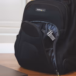 StarTech.com Câble Antivol pour Ordinateur Portable de 2m - Câble de Sécurité pour PC Portable, Compatible avec Noble Wedge®/Nano/K-Slot - Câble de Verrouillage avec Serrure à Combinaison sans Clé, Câble Anti-Vol - Vue supplémentaire 6