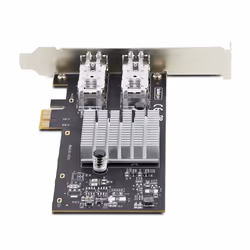 StarTech.com Carte Réseau GbE SFP à 2 Port, PCIe 2.0 x1, Intel I350-AM2, Carte Contrôleur 2x 1GbE, 1000BASE Cuivre/Fibre Optique, Carte Réseau Gigabit Ethernet NIC, Backplanes Serveur/PC - Compatible Windows/Linux - Vue supplémentaire 4