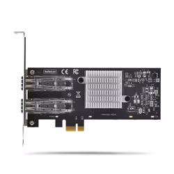 StarTech.com Carte Réseau GbE SFP à 2 Port, PCIe 2.0 x1, Intel I350-AM2, Carte Contrôleur 2x 1GbE, 1000BASE Cuivre/Fibre Optique, Carte Réseau Gigabit Ethernet NIC, Backplanes Serveur/PC - Compatible Windows/Linux - Vue supplémentaire 5
