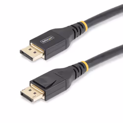 StarTech.com Câble DisplayPort 1.4 Actif de 15m Certifié VESA - Câble DisplayPort DP8K avec HBR3, HDR10, MST, DSC 1.2, HDCP 2 ...