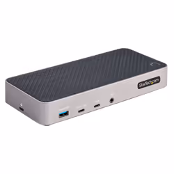 StarTech.com Station d'Accueil Triple Moniteur USB-C - Dock Triple HDMI/DP 4k USB-C - Hub USB 5x - GbE - 100W PD - Docking St ...