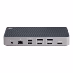 StarTech.com Station d'Accueil Triple Moniteur USB-C - Dock Triple HDMI/DP 4k USB-C - Hub USB 5x - GbE - 100W PD - Docking Station Universelle Multi-Écrans - Compatible Thunderbolt 3/4 - Vue supplémentaire 4