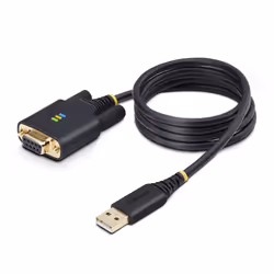 StarTech.com 1P3FFCNB-USB-SERIAL, Noir, 1 m, USB Type-A, DB-9, Mâle, Mâle
