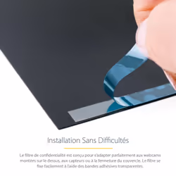 StarTech.com Écran de Confidentialité pour Ordinateur Portable MacBook Pro 21/23 16 pouces - Filtre Anti Reflets avec 51% de Réduction de Lumière Bleue, Protection d'Écran PC avec Angle de Vision de +/- 30 Degrés - Vue supplémentaire 12