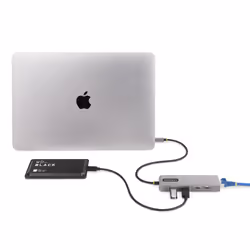 StarTech.com 10G2A1C25EPD-USB-HUB station d'accueil Avec fil USB 3.2 Gen 2 (3.1 Gen 2) Type-C Gris - Vue supplémentaire 5