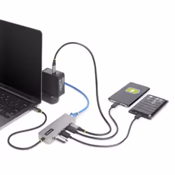 StarTech.com 10G2A1C25EPD-USB-HUB station d'accueil Avec fil USB 3.2 Gen 2 (3.1 Gen 2) Type-C Gris - Vue supplémentaire 7