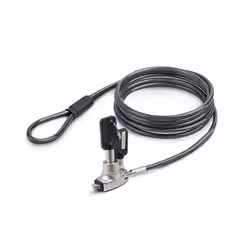 StarTech.com SNBLK-LAPTOP-LOCK, 2 m, Noble, Wedge, 2 clés, Acier au carbone, Noir