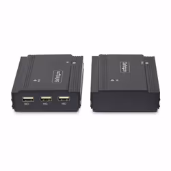 StarTech.com Extendeur KVM DisplayPort sur Fibre Optique, 4K 60Hz, Kit d'Extension de Console, Jusqu'à 300m (Multi-Mode) avec Modules SFP+ Pré-Installés, 3x USB HID - Vue supplémentaire 4