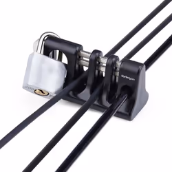 StarTech.com CABLE-ORGANIZER-LOCK range-câbles Bureau Support de câbles Noir - Vue supplémentaire 6