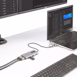 StarTech.com Adaptateur Multiport USB-C avec Dongle USB-C vers USB-A, Double HDMI (4K30Hz/1080p60Hz), 3x USB-A 5Gbps, Mini Station d'Accueil de Voyage, Dock/Station d'Accueil pour PC Portable, Câble de 40 cm - Vue supplémentaire 6