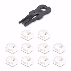 StarTech.com Verrous de Port RJ45, Lot de 10 Clés de Sécurité, Couvercle Anti-Poussière Verrouillable pour Port RJ45, Bloqueur de Port Ethernet/LAN Réutilisable, Bloqueur RJ45 Encliquetable pour Serveurs/Switchs - Vue supplémentaire 5