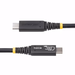 StarTech.com 50C-40G-USB4-CABLE câble USB 0,5 m USB4 Gen 3x2 USB C Noir