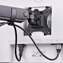 StarTech.com Support de Bureau pour 3 Écrans 27", VESA 75x75/100x100, Bras Articulé Réglable sans Outils, Pince en C/Passe-Fil, Support d'Écrans 27 pouces, Bras pour Moniteur Assisté par Ressort - Vue supplémentaire 9