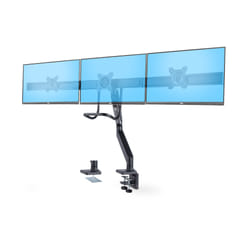 StarTech.com 3M1A3SG-MONITOR-ARM support d'écran plat pour bureau 27" Noir, Argent