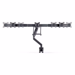 StarTech.com 3M1A3SG-MONITOR-ARM support d'écran plat pour bureau 27" Noir, Argent
