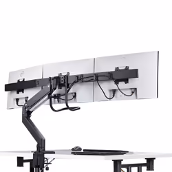 StarTech.com 3M1A3SG-MONITOR-ARM support d'écran plat pour bureau 27" Noir, Argent - Vue supplémentaire 4