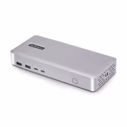 StarTech.com Station d'Accueil USB4, USB-C 40Gbps, Double Vidéo HDMI, Jusqu'à 2x 4K 60Hz 4:4:4 (RGB) ou 2x 4K 120Hz 4:2:2, Do ...