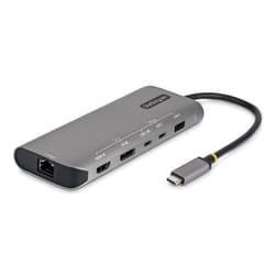 StarTech.com 174B-USB4-MULTIPORT station d'accueil Avec fil Gris