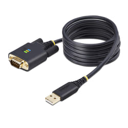 StarTech.com 1P6FFCN-USB-SERIAL câble Série Noir 2 m USB Type-A DB-9