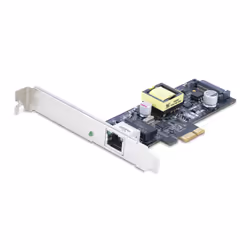 StarTech.com PR12GIP-NETWORK-CARD, Interne, Avec fil, PCI Express, Ethernet, 2500 Mbit/s, Noir